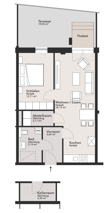 High Life Wohnung: Top 02